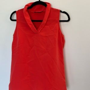 Women’s orange tank top